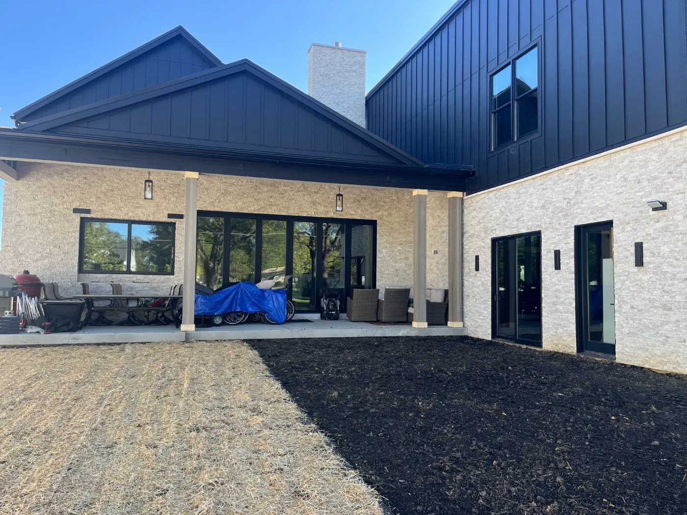 Soffit and fascia work in Anson
